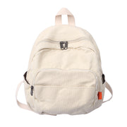 retro wash canvas backpack, view 6 - MRSLM