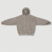 washed padded hooded sweatshirt, view 2 - MRSLM