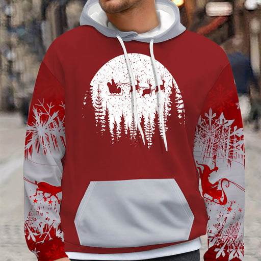 men's christmas print pullover - MRSLM