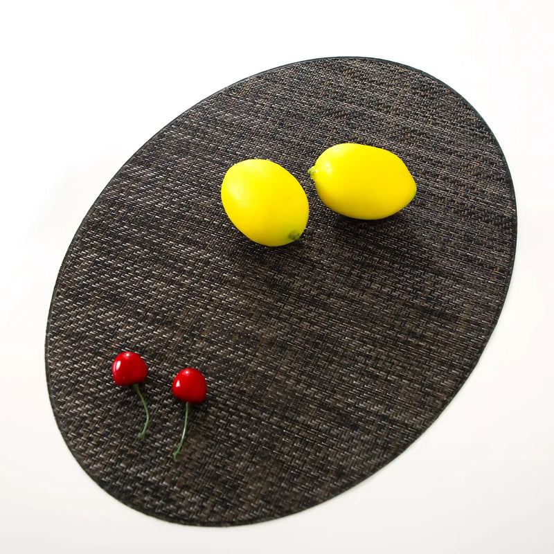 japanese style oval table mat, view 2 - MRSLM