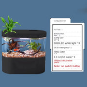 mini self-circulation goldfish tank, view 4 - MRSLM