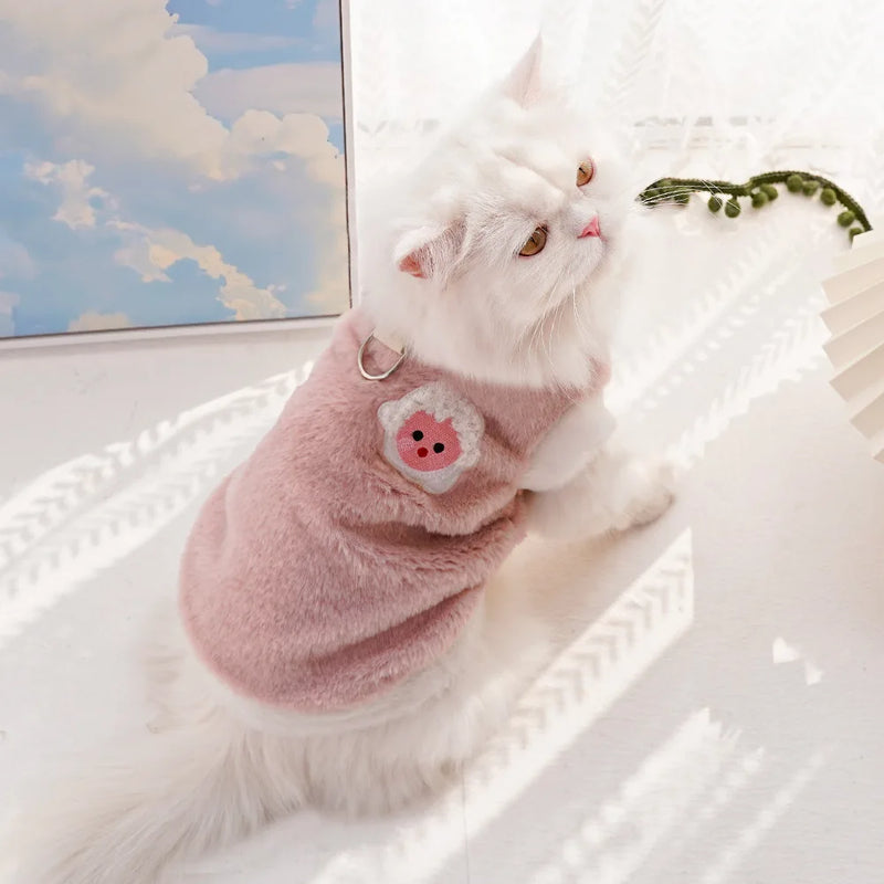fleece pet vest, view 2 - MRSLM