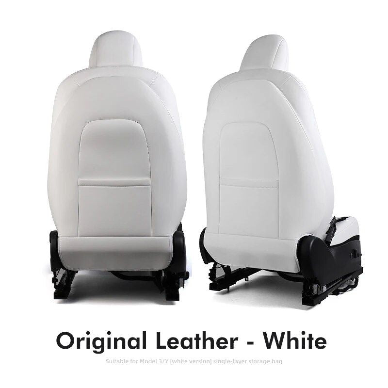 Microfiber leather seat back protectors, view 3 - MRSLM