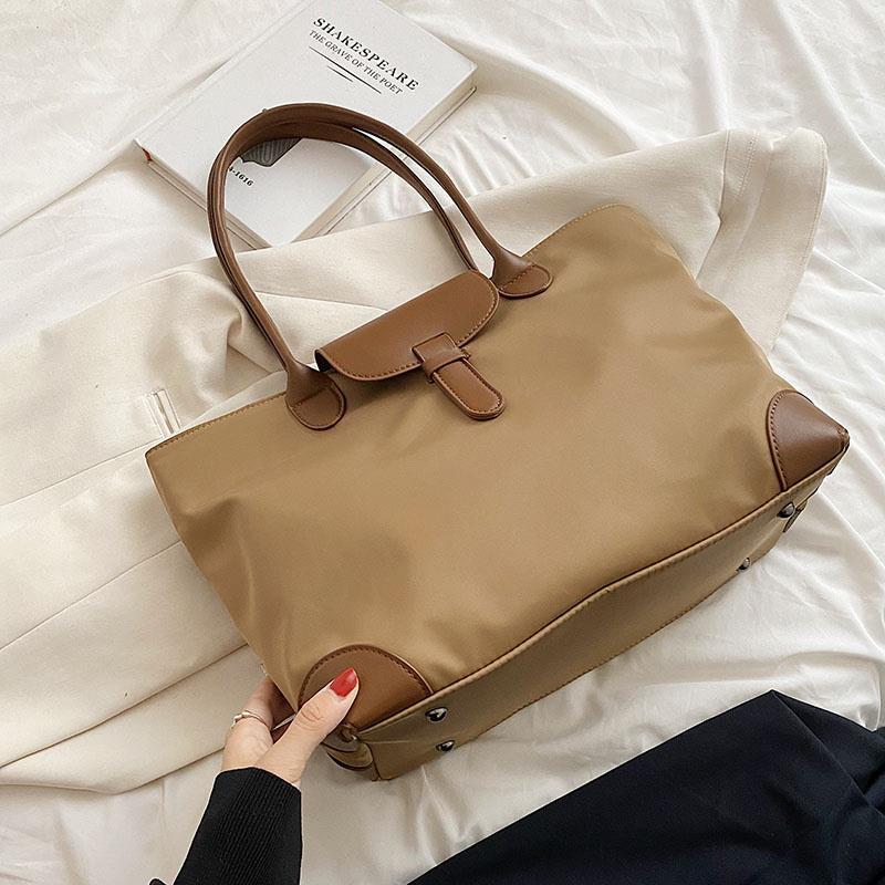 large Oxford cloth commuter tote bag, view 6 - MRSLM