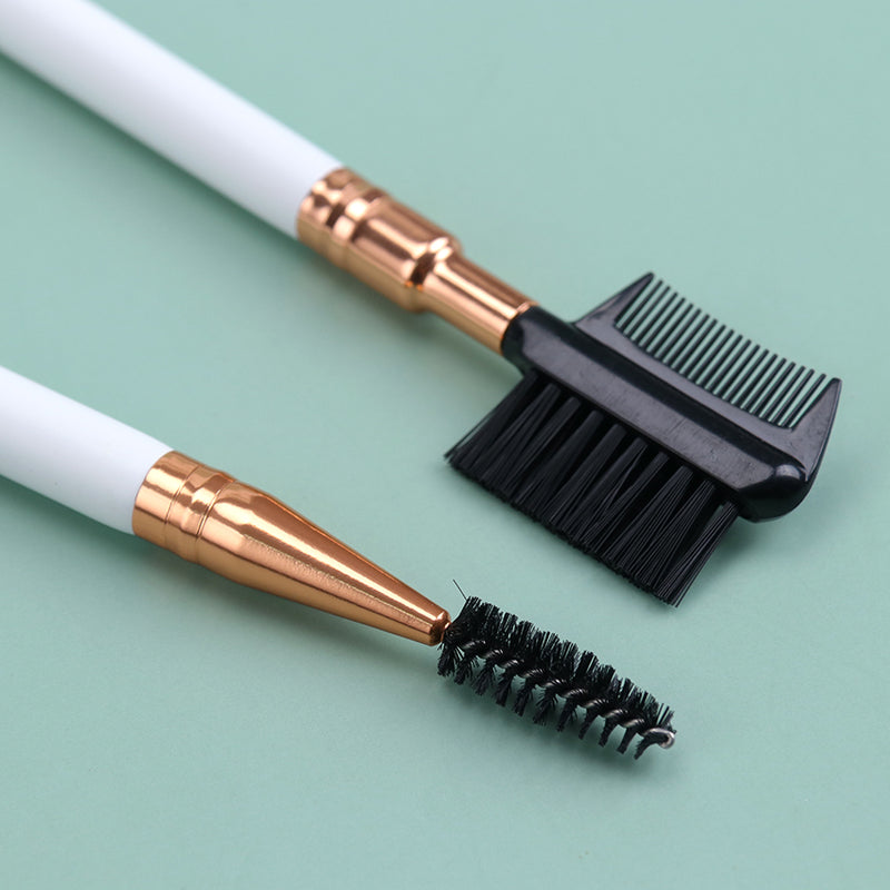 double ended eyebrow and eyelash comb brush, view 8 - MRSLM