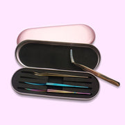 4-slot eyelash tweezers storage box - MRSLM