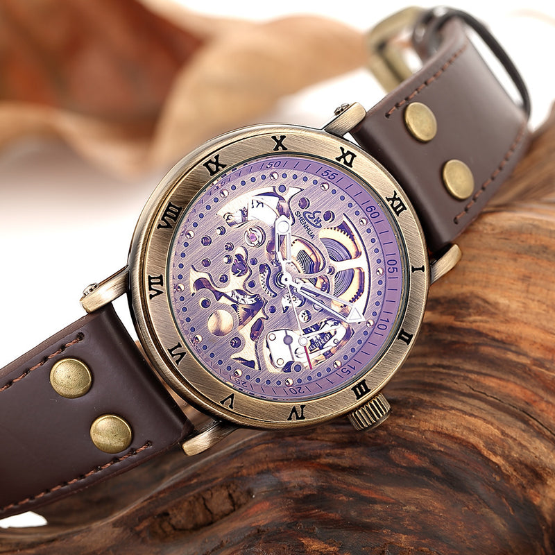 men's antique mechanical watch, view 4 - MRSLM