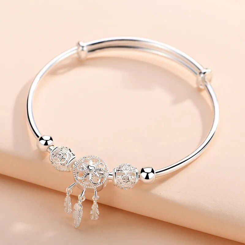 dream catcher adjustable bracelet, view 5 - MRSLM