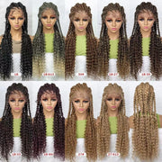 lace braided hand-woven wig, view 3 - MRSLM