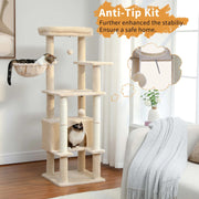 multi-level cat tree with condo, view 5 - MRSLM