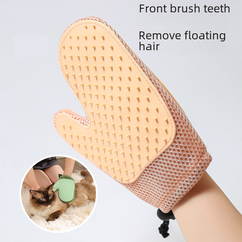 cat grooming gloves, view 8 - MRSLM