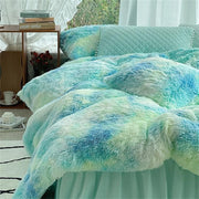 milk fiber bed skirt set, view 3 - MRSLM