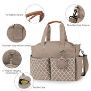 large-capacity multi-functional diaper backpack, view 6 - MRSLM
