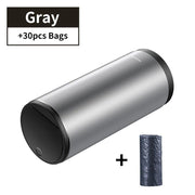 car trash bin with click lid, view 3 - MRSLM