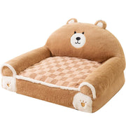 cozy winter pet bed sofa, view 6 - MRSLM