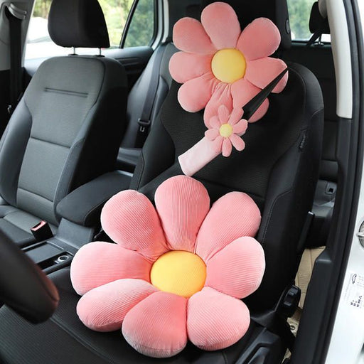 flower car neck and waist pillow set - MRSLM