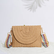 bohemian straw clutch handbag - MRSLM
