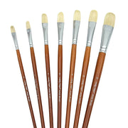 7-piece long handled bristle paint brush set, view 7 - MRSLM
