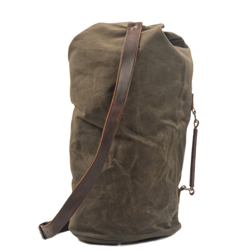 retro canvas crossbody waist bag, view 5 - MRSLM