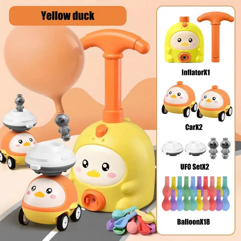 balloon-powered launcher and car set, view 3 - MRSLM