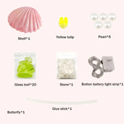 shell tulip night lamp, view 4 - MRSLM