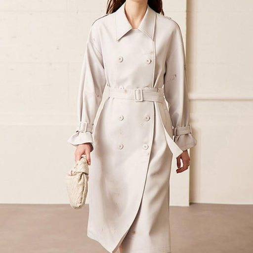 double breasted trench coat with belt - MRSLM