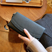 women's long leather clutch, view 11 - MRSLM