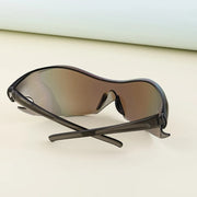 Rimless gradient mirror sunglasses, view 11 - MRSLM