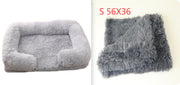 Plush round donut pet bed, view 11 - MRSLM