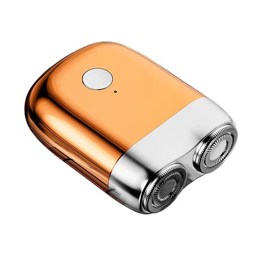portable double head electric shaver, view 4 - MRSLM