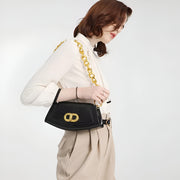 alligator print crossbody shoulder bag, view 3 - MRSLM