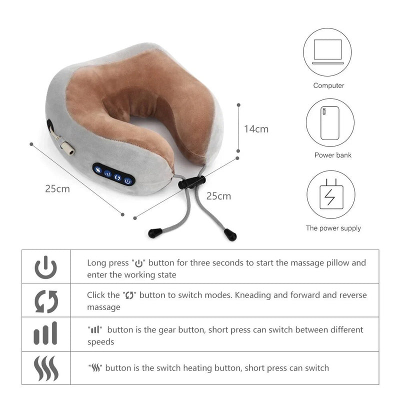 electric neck and shoulder massager, view 10 - MRSLM