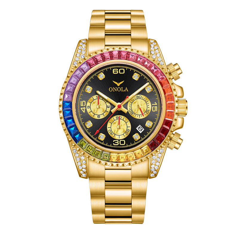 business steel band watch, view 3 - MRSLM