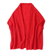 women's wool scarf crumpled knit, view 7 - MRSLM