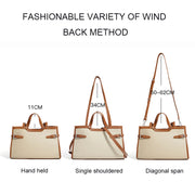 Vintage cowhide leather tote, view 7 - MRSLM