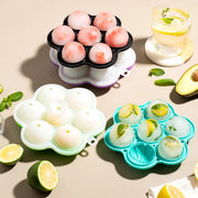 7-hole spherical silicone ice mold, view 10 - MRSLM