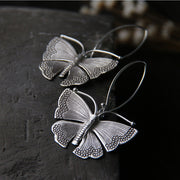 sterling silver butterfly vintage earrings - MRSLM
