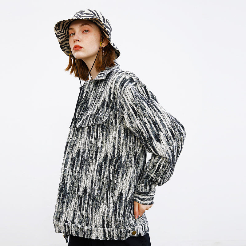 men's tie-dye gradient jacket, view 3 - MRSLM