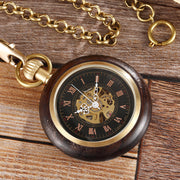 retro mechanical pocket watch, view 9 - MRSLM