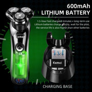 waterproof rotary electric shaver, view 4 - MRSLM