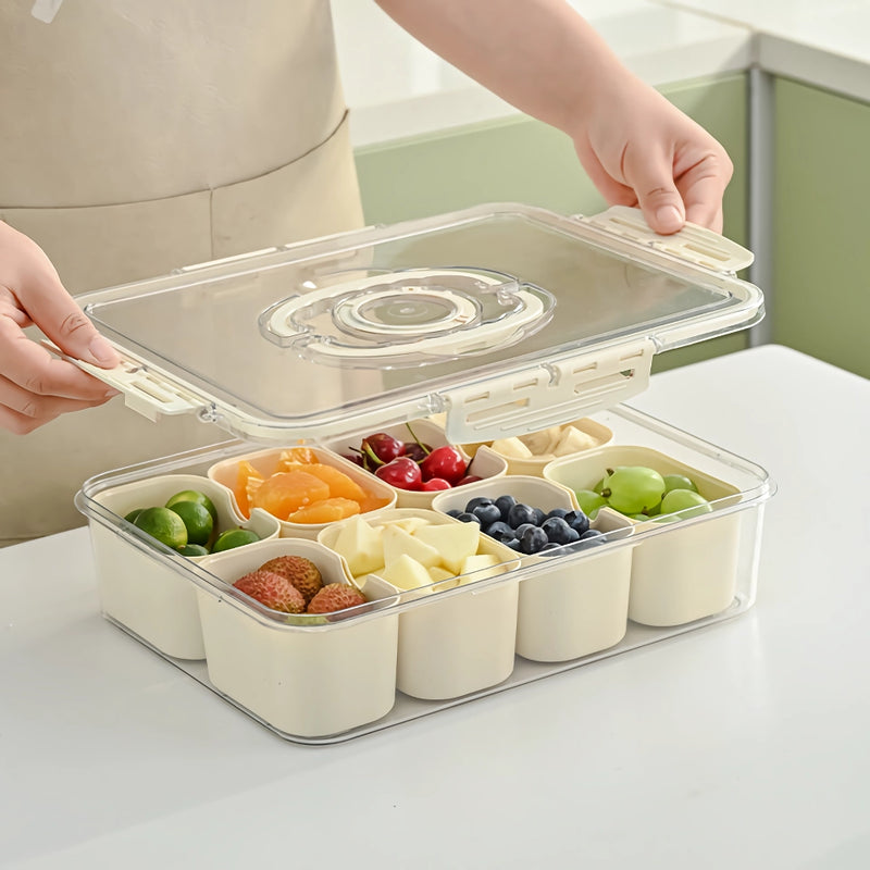 8-compartment portable serving tray - MRSLM