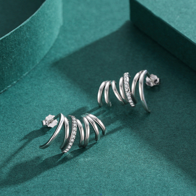sterling silver stone-set earrings - MRSLM