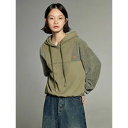 women's fleece hooded pullover, view 6 - MRSLM
