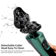 usb rechargeable electric shaver with lcd display, view 8 - MRSLM