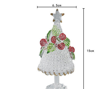glass Christmas tree decoration, view 3 - MRSLM