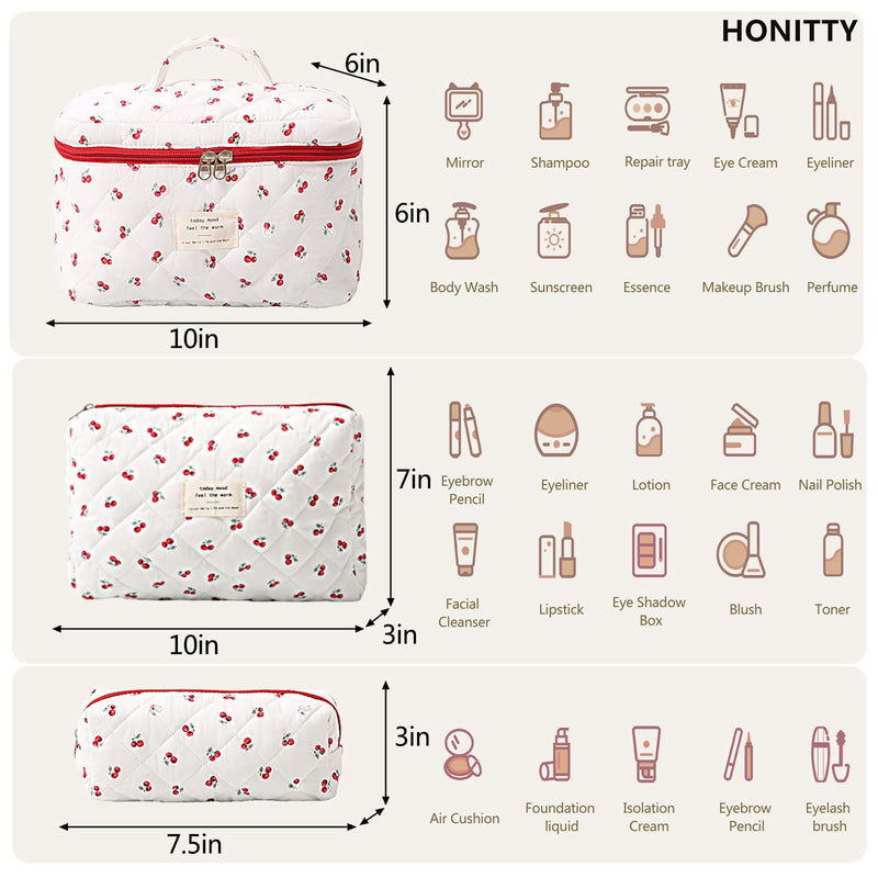floral home storage cosmetic bag, view 9 - MRSLM