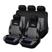 embroidered car seat covers with tire track detail - MRSLM