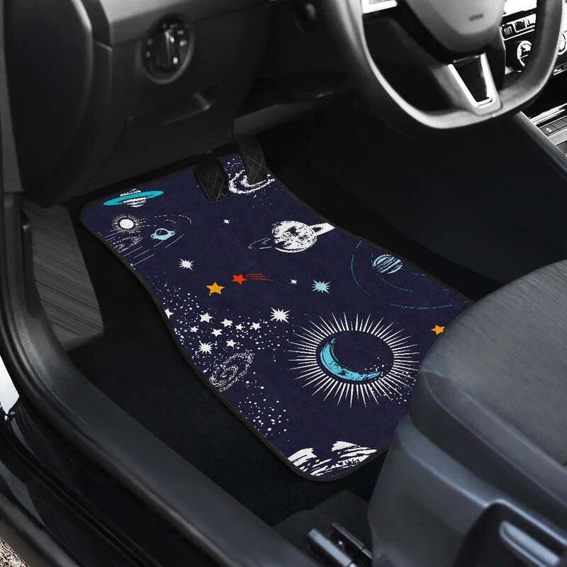 Galactic outer space car floor mats, view 4 - MRSLM
