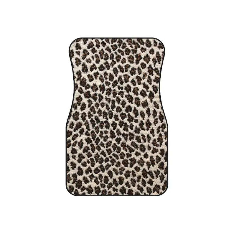 leopard print car floor mats, view 5 - MRSLM