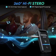 Bluetooth 5.0 car adapter with AUX, view 4 - MRSLM
